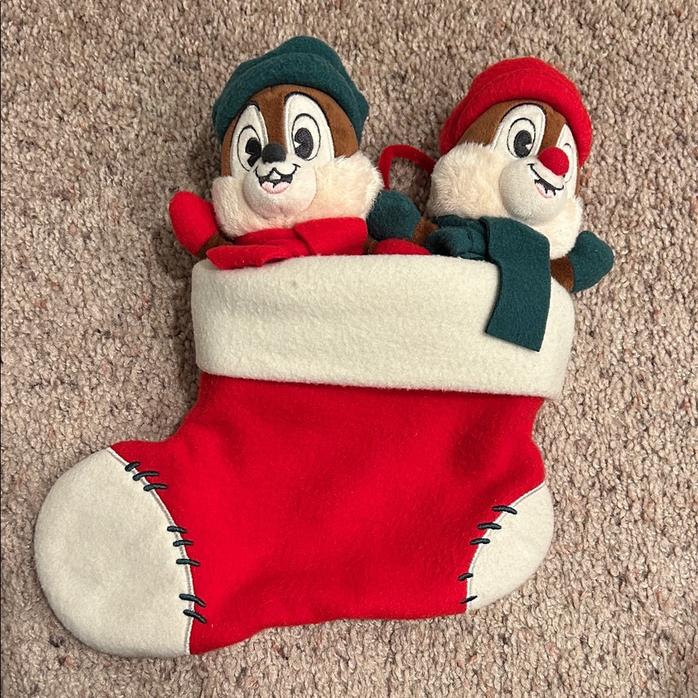 Chip & Dale Christmas Stocking